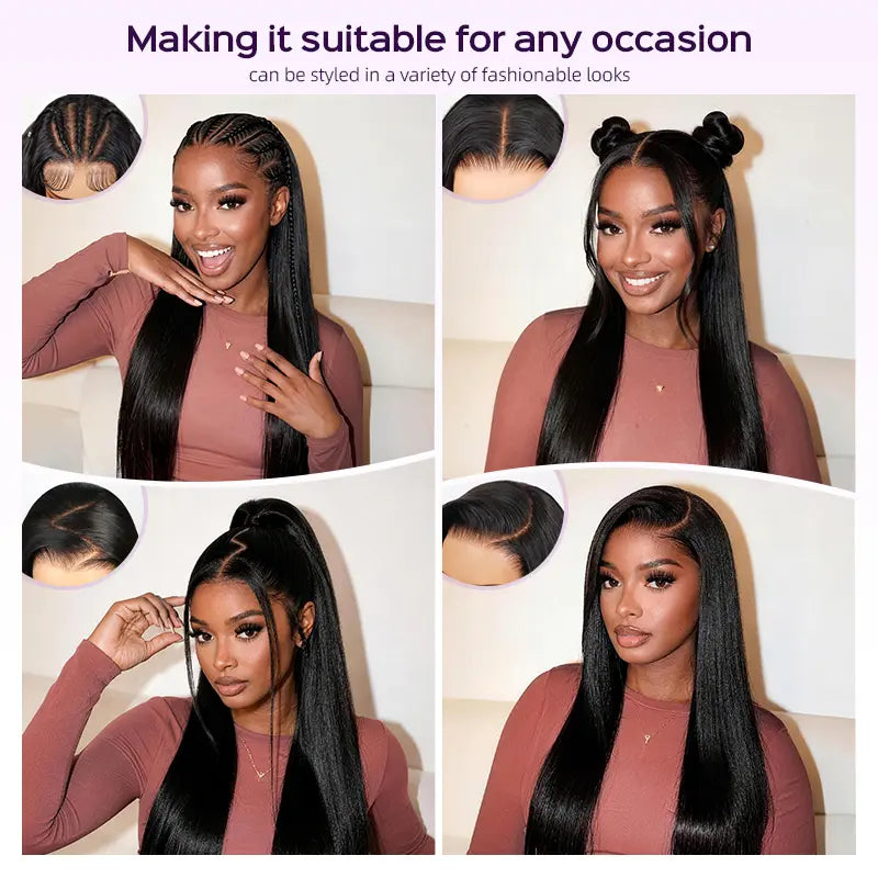 🔥🔥Ends Today: 75% OFF!🔥🔥13x6 Glueless Lace Frontal Wig - Silky Straight