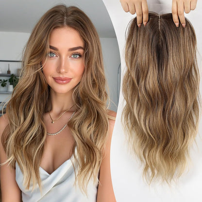 🌷Final Hours –🌷2026 New Lightweight & Breathable Wavy Hair Topper