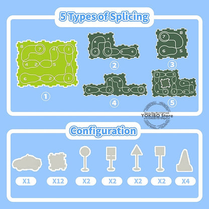 💥 HOT SALE 60% OFF! 🚀 Educational puzzle and circuit game for children 🧩🎉