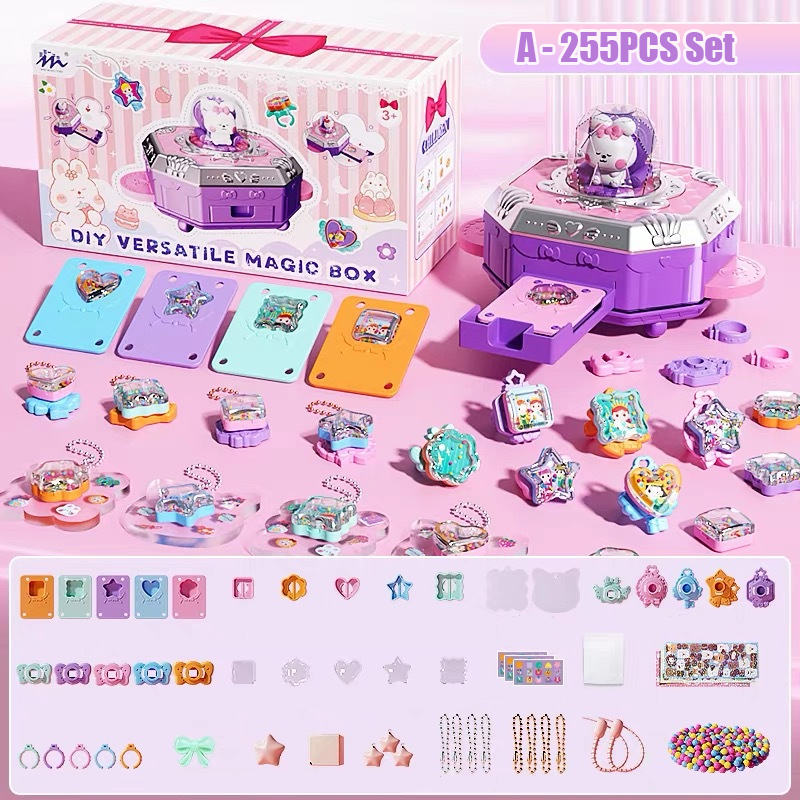 DIY Charm-Making Toy Kit for Kids