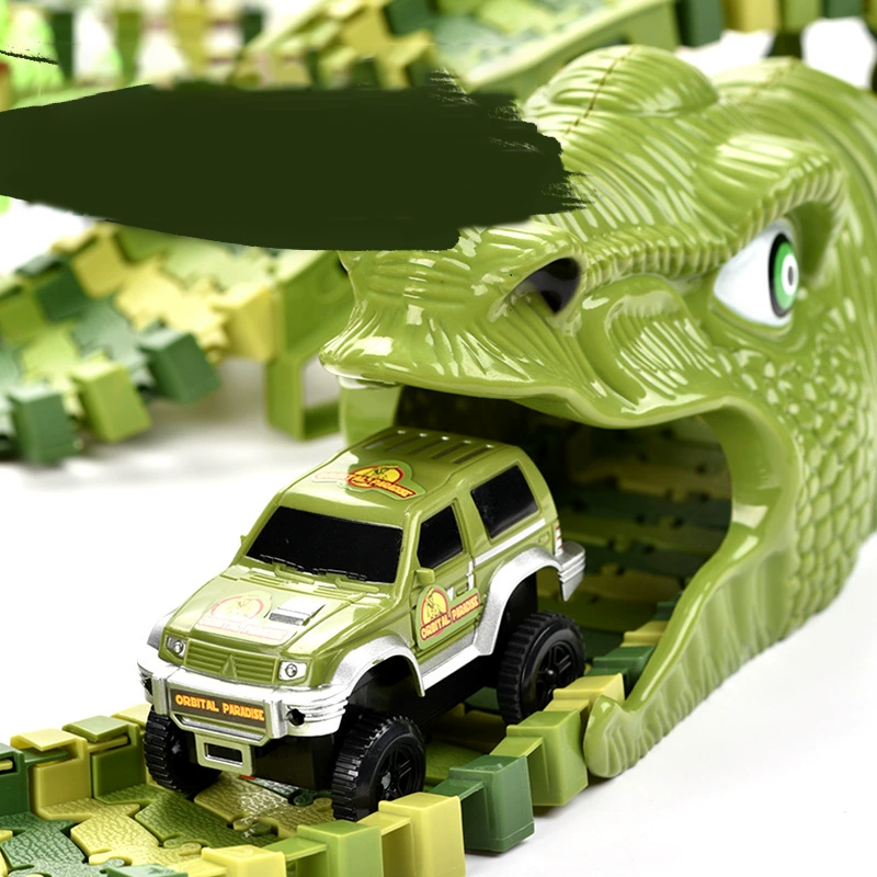 🎁Christmas Special Sale: Up to 50% Off!💝🦖Creative Dinosaur Theme Track Toy Set