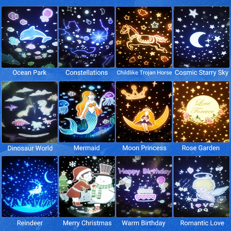 🔥Hot Sale Deals-Bluetooth Night Light Projector for Girls