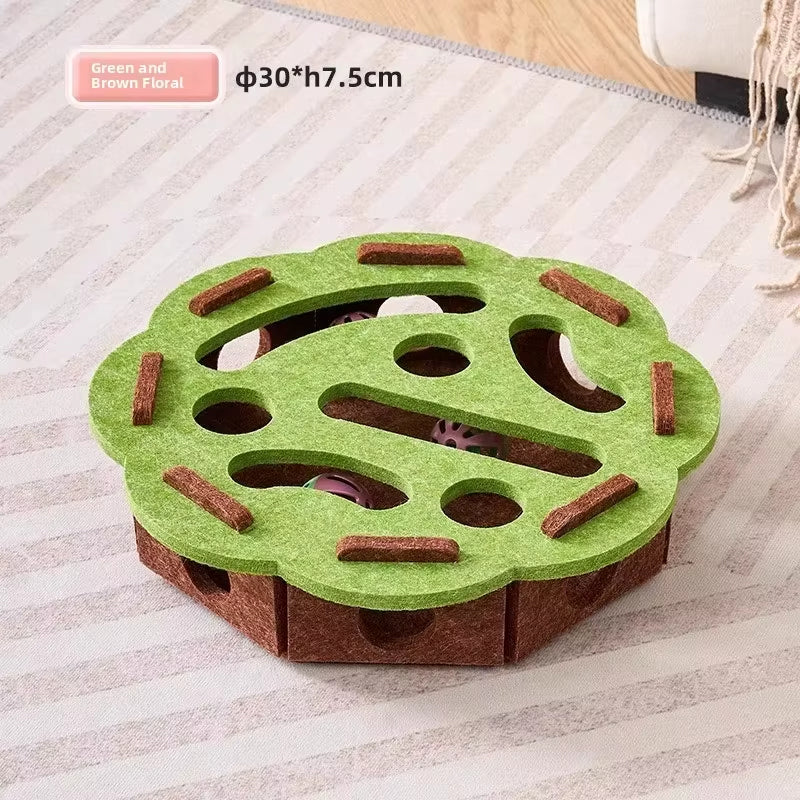 🔥Hot Sale Deals-Interactive Felt Maze Toy for Cats
