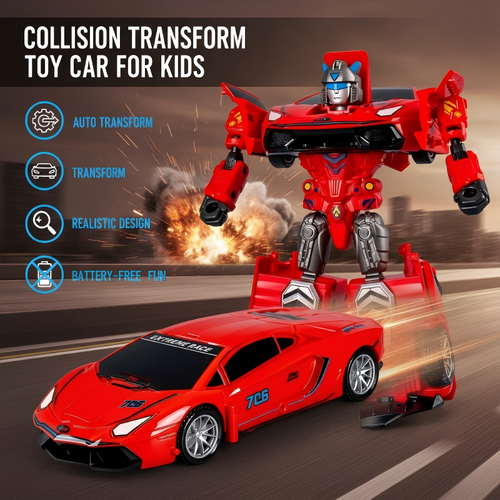 ⏳ Time-Limited Special--59% OFF ⏰Collision-deforming remote control car
