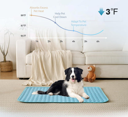 ⏳🔥LIMITED-TIME 50% OFF! 🐶 Dog Cooling Mat – 4x More Effective Cooling for Hot Summer Days ❄️✨